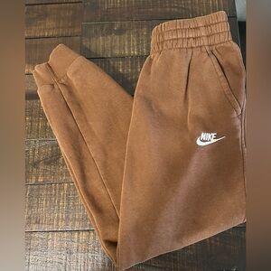 Brown Nike Joggers size medium